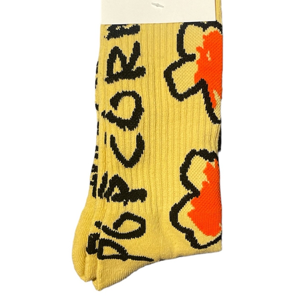 NWT Urban Outfitters Basquiat Cheese Popcorn Crew Sock